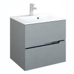 MOBILIER SILVER 60 CM,2 SERTARE, GRI MAT NOU