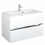 MOBILIER SILVER 90 CM,2 SERTARE, ALB LUCIOS NOU