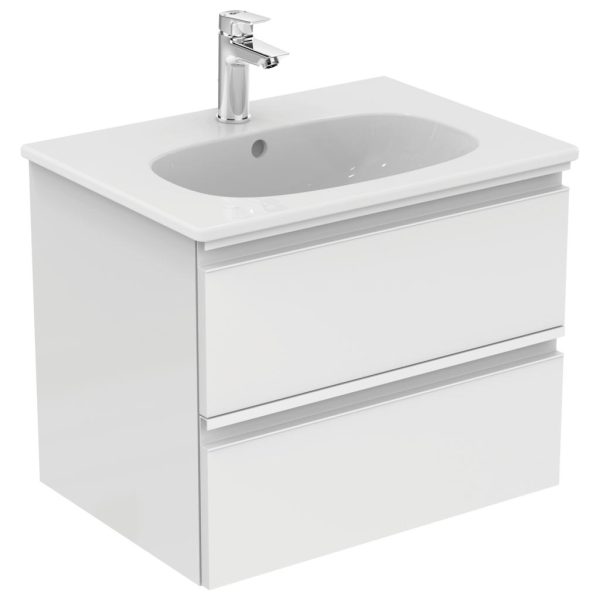 MOBILIER TESI SUSPENDAT 60 CM, 2 SERTARE TAUPE INCHIS MAT