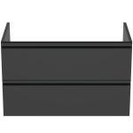 MOBILIER TESI SUSPENDAT 80 CM, 2 SERTARE, SILK BLACK
