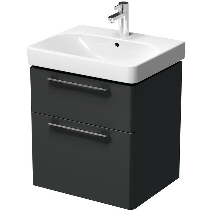 MOBILIER TRAFFIC PENTRU LAVOAR 60 CM ANTRACIT - imagine 1