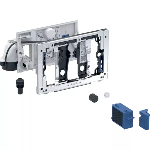 MODUL GEBERIT DUOFRESH CU DECLANSARE AUTOMATA PENTRU REZERVOR SIGMA 12 CM CROM NOU - imagine 1