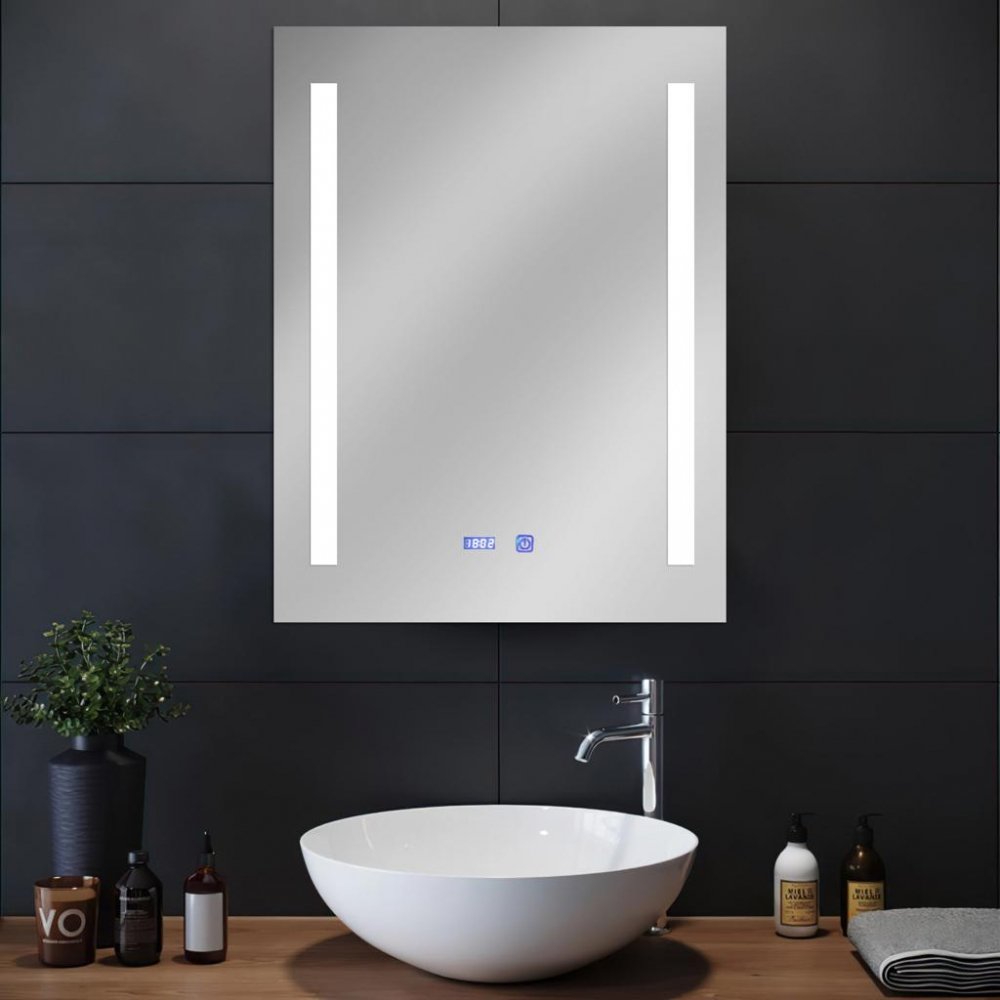 Oglinda baie 60x80 cu iluminare led. Functie dezaburire - imagine 2