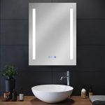 Oglinda baie 60x80 cu iluminare led. Functie dezaburire