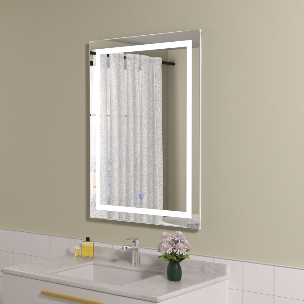 Oglinda baie 60x80 iluminare led. Senzor touch - imagine 2