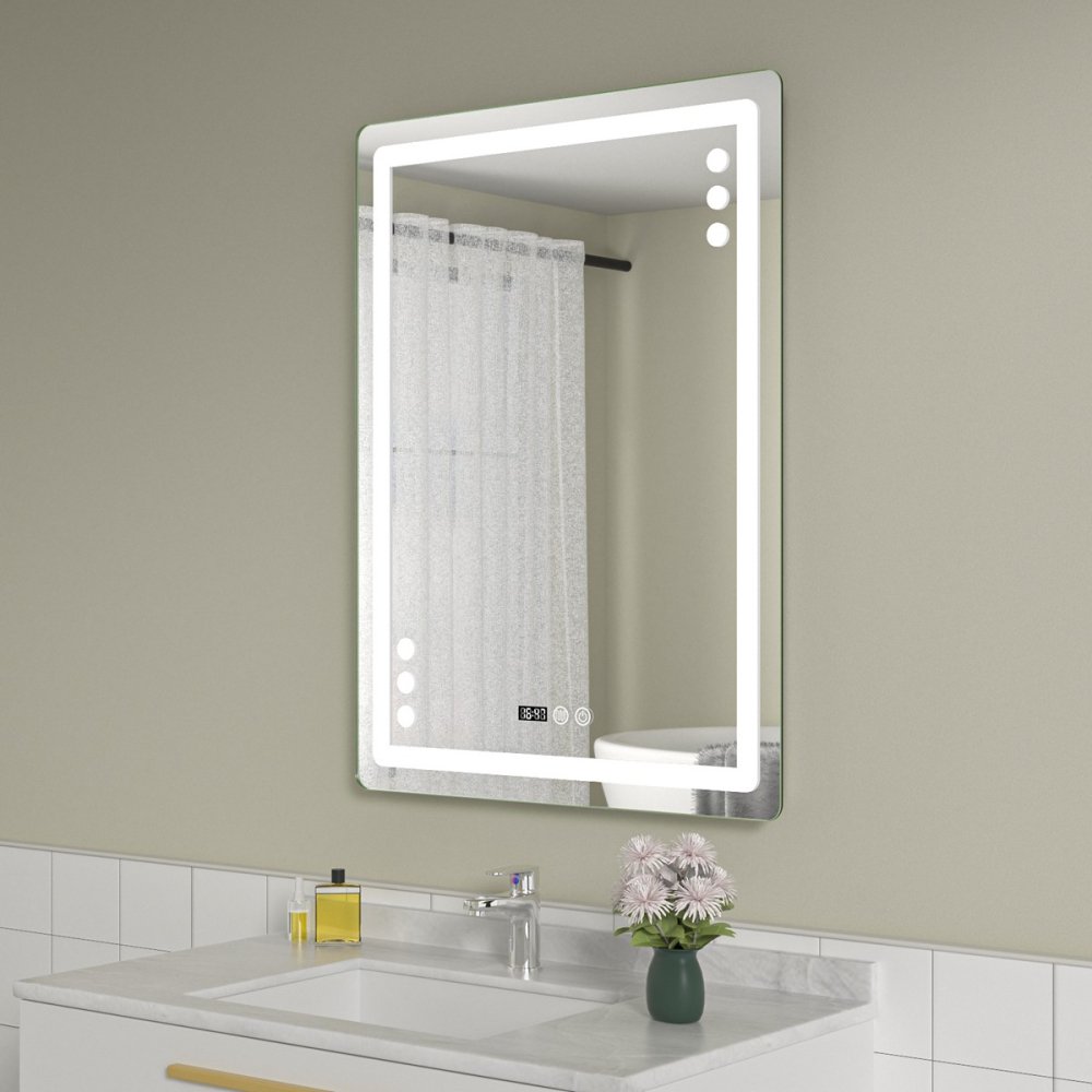 Oglinda baie 60x80 cu dezaburire. iluminare led - imagine 2