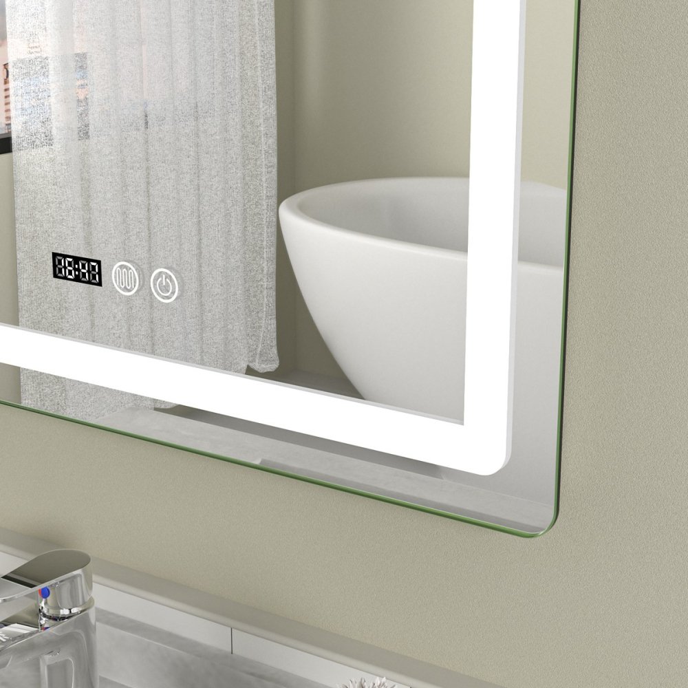 Oglinda baie 60x80 cu dezaburire. iluminare led - imagine 3