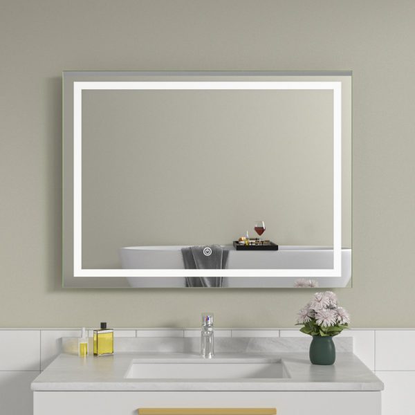 Oglinda baie 100x70 cu iluminare led. Senzor touch