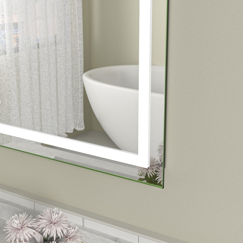 Oglinda baie led 80x60. Control touch - imagine 3