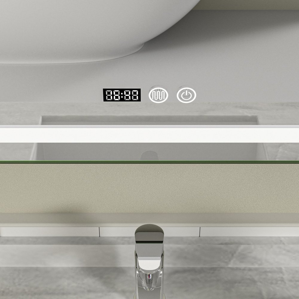 Oglinda baie led 100x70 cu iluminare led si dezaburire - imagine 4