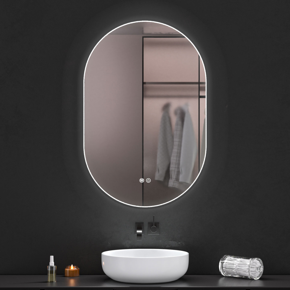 Oglinda baie cu led 60x90 reversibila. Trei tipuri de iluminare - imagine 4