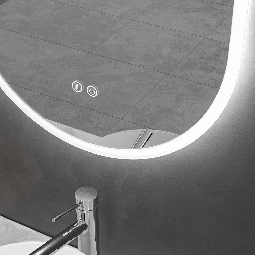 Oglinda baie cu led reversibila 70x100 - imagine 7