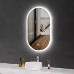 Oglinda baie cu led reversibila 90x65 - imagine 3