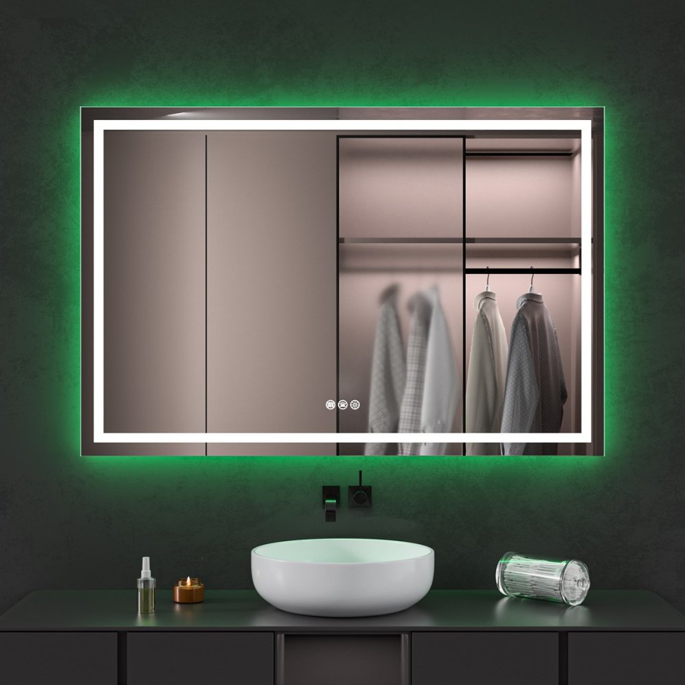 Oglinda baie cu led RGB si dezaburire 120x80 - imagine 9
