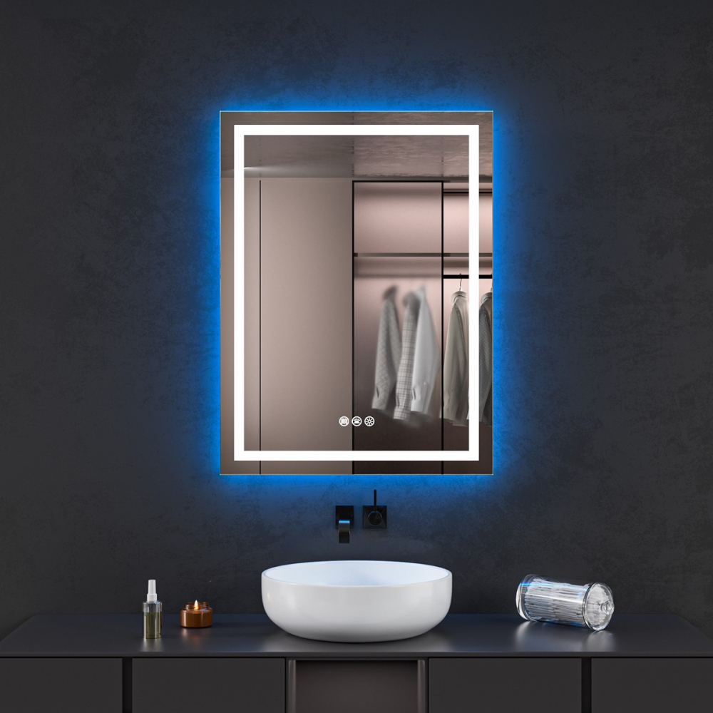 Oglinda baie cu led RGB si dezaburire 60x80 - imagine 11
