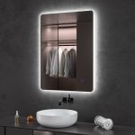Oglinda baie cu led. Senzor touch 80-31-1 - imagine 4