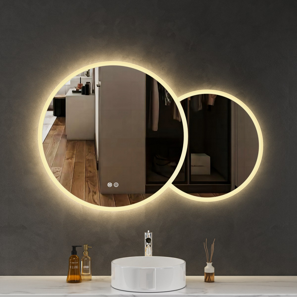 oglinda-baie-cu-led-si-dezaburire-reversibila-60x100-1.jpg Oglinda baie cu led si dezaburire 120x80/60 - imagine 1