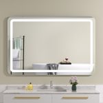 Oglinda baie led 140x80, functie dezaburire, control touch