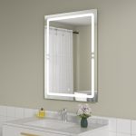 Oglinda baie led 60x80. Control touch - imagine 2