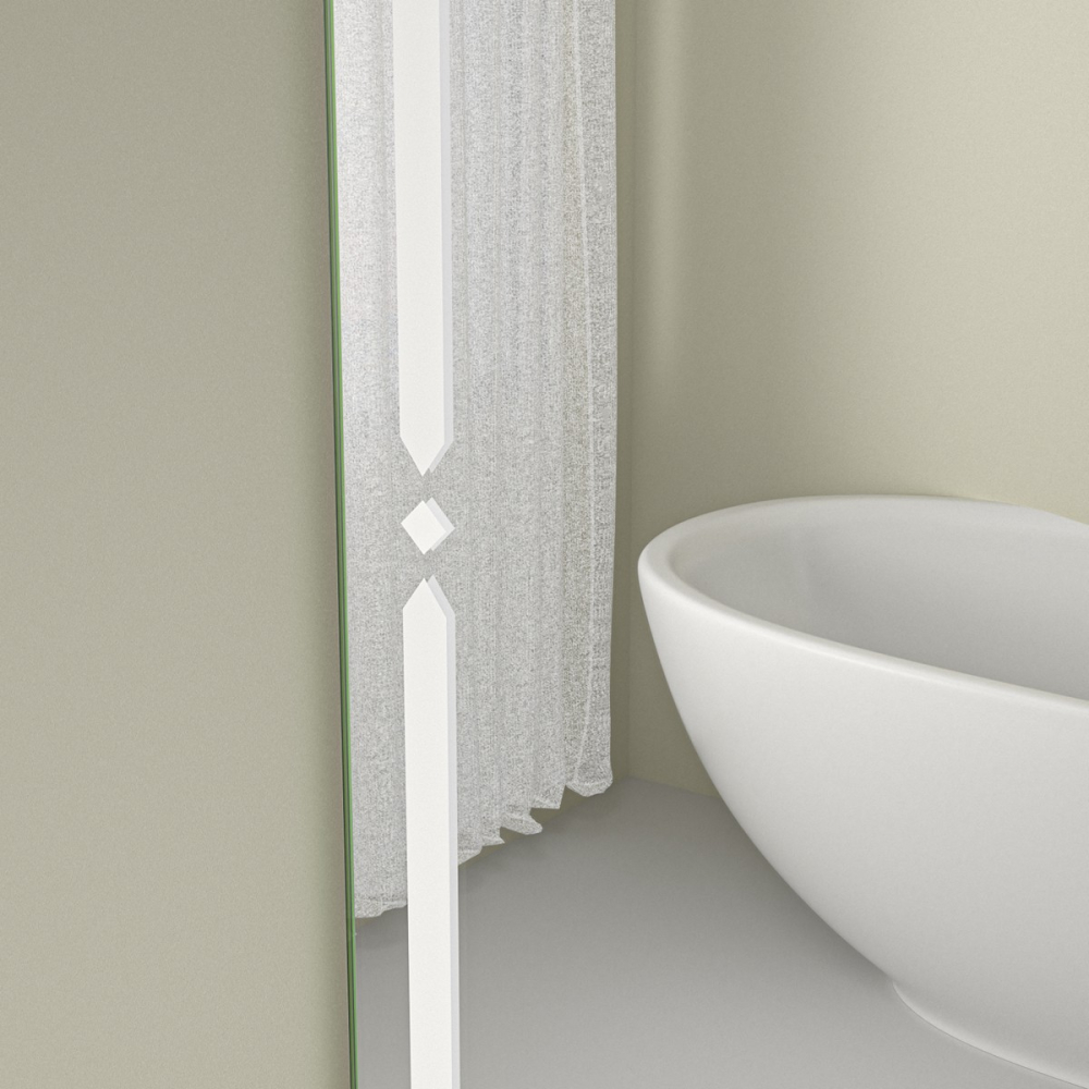 Oglinda baie led 60x80. Control touch - imagine 4