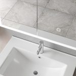 Oglinda baie led cu dulap suspendat 60x70x15 - imagine 5