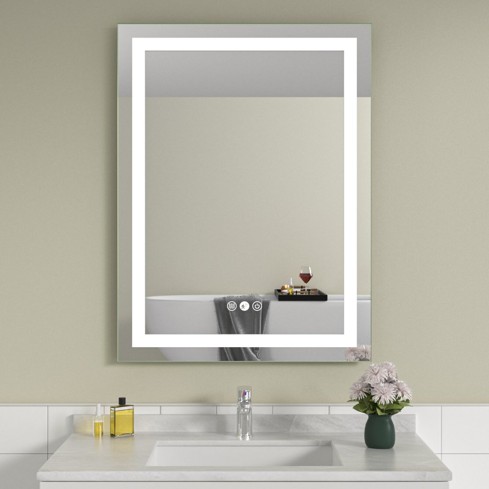 Oglinda cu led si dezaburire 60x80, senzor de miscare - imagine 2