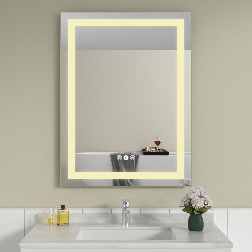 Oglinda cu led si dezaburire 60x80, senzor de miscare - imagine 3