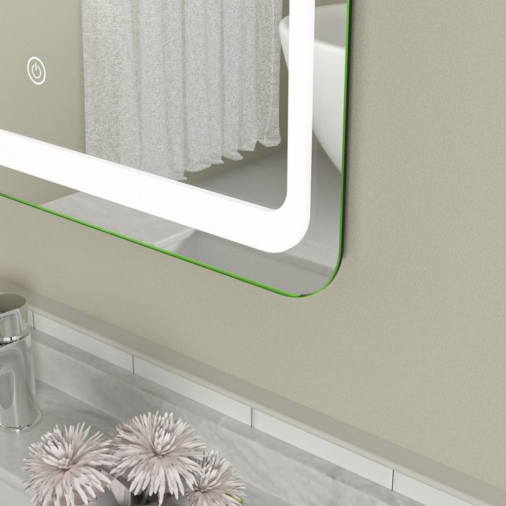 Oglinda baie cu led 60x80 senzor touch - imagine 3