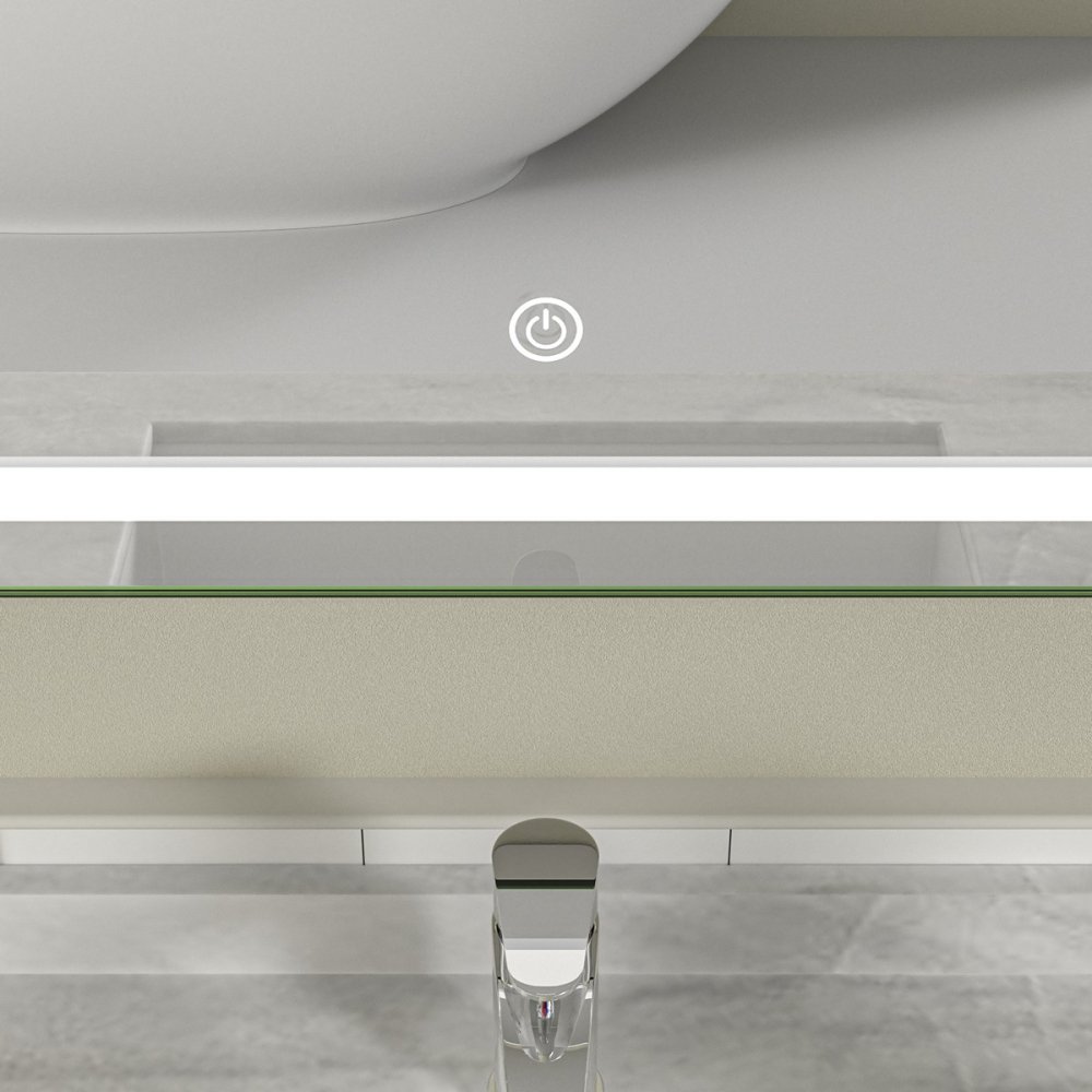 Oglinda baie led 60x80. Control touch - imagine 4