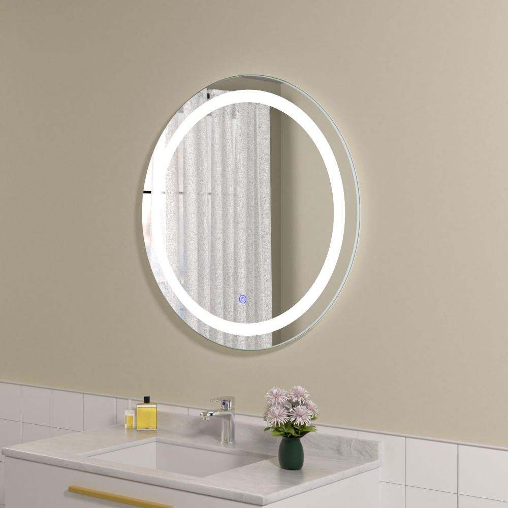 Oglinda baie led rotunda 70x70 - imagine 2