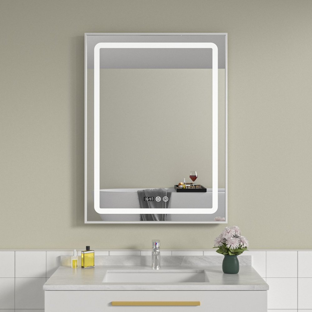 oglinda-de-baie-cu-led-si-dezaburire-102-15.jpg Oglinda baie 60x80 cu led si dezaburire. Rama argintie din aluminiu - imagine 1