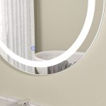Oglinda baie led rotunda 70x70 - imagine 4