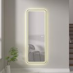 Oglinda de baie led si dezaburire reversibila 50x138 - imagine 4