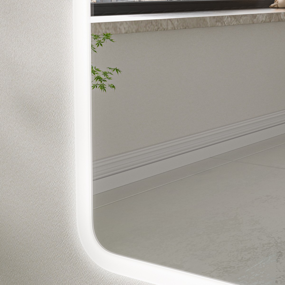Oglinda de baie led si dezaburire reversibila 50x150 - imagine 6