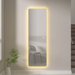Oglinda de baie led si dezaburire reversibila 50x150 - imagine 8