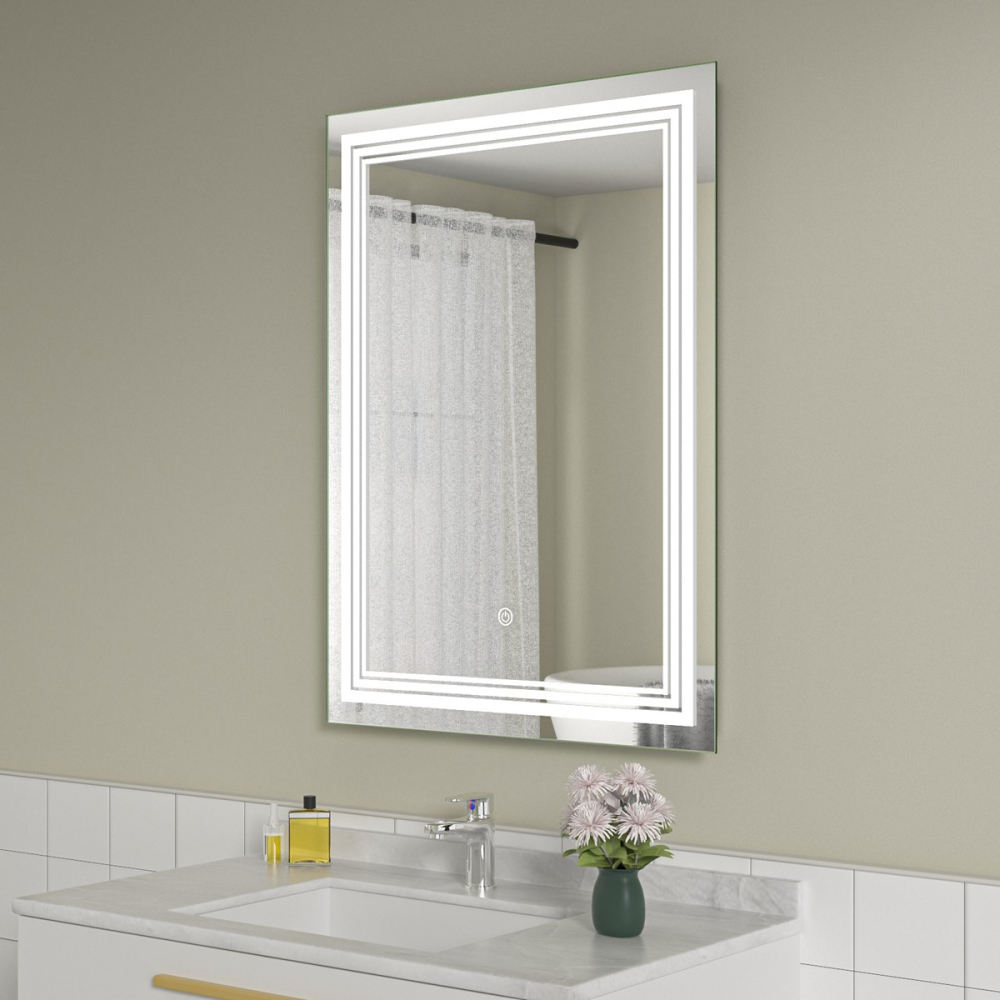 Oglinda baie 60x80 cu iluminare led. Control touch - imagine 2