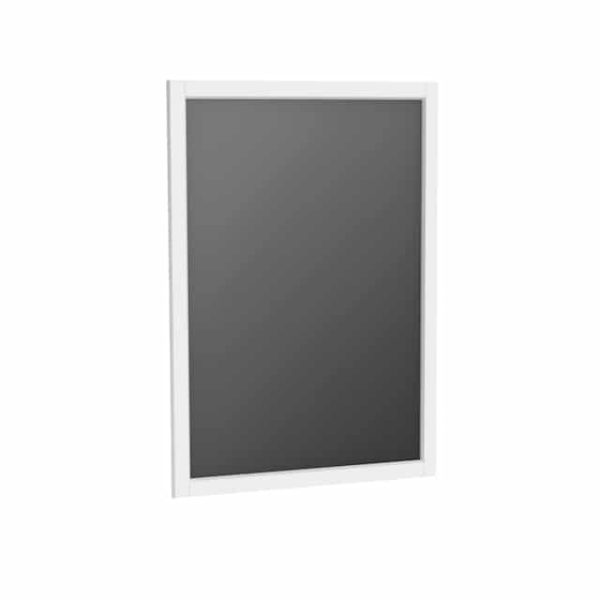 OGLINDA MONTEBIANCO 60X80, CU RAMA, ALB MAT