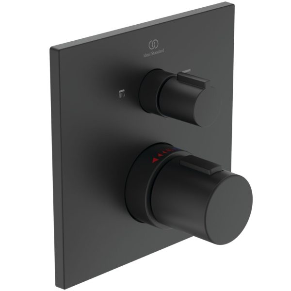 ORNAMENT BATERIE CADA/DUS CERATHERM C100 TERMOSTATICA SILK BLACK(PENTRU A100NU)