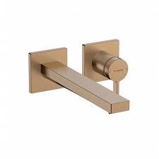 ORNAMENT BATERIE INCASTRATA LAVOAR TECTURIS E, PIPA 225 MM, ECO SMART,BRUSHED BRONZE - imagine 1