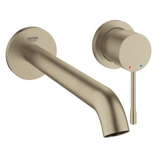ORNAMENT BATERIE LAVOAR ESSENCE CU 2 GAURI NEW 201 MM BRUSHED NICKEL - imagine 1
