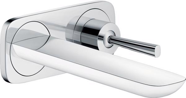 ORNAMENT BATERIE LAVOAR PURAVIDA JOYSTICK, CU PIPA DE 165 MM, ALB-CROM - imagine 1