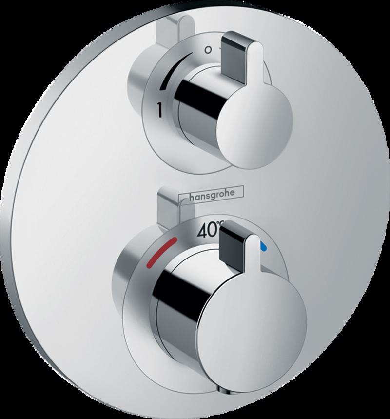 ORNAMENT BATERIE TERMOSTATICA ECOSTAT S CU 2 FUNCTII, CROM - imagine 1