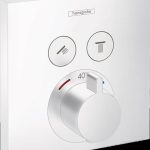 ORNAMENT DUS TERMOSTATIC SHOWER SELECT 2 IESIRI (PENTRU IBOX UNIV.), MATT WHITE