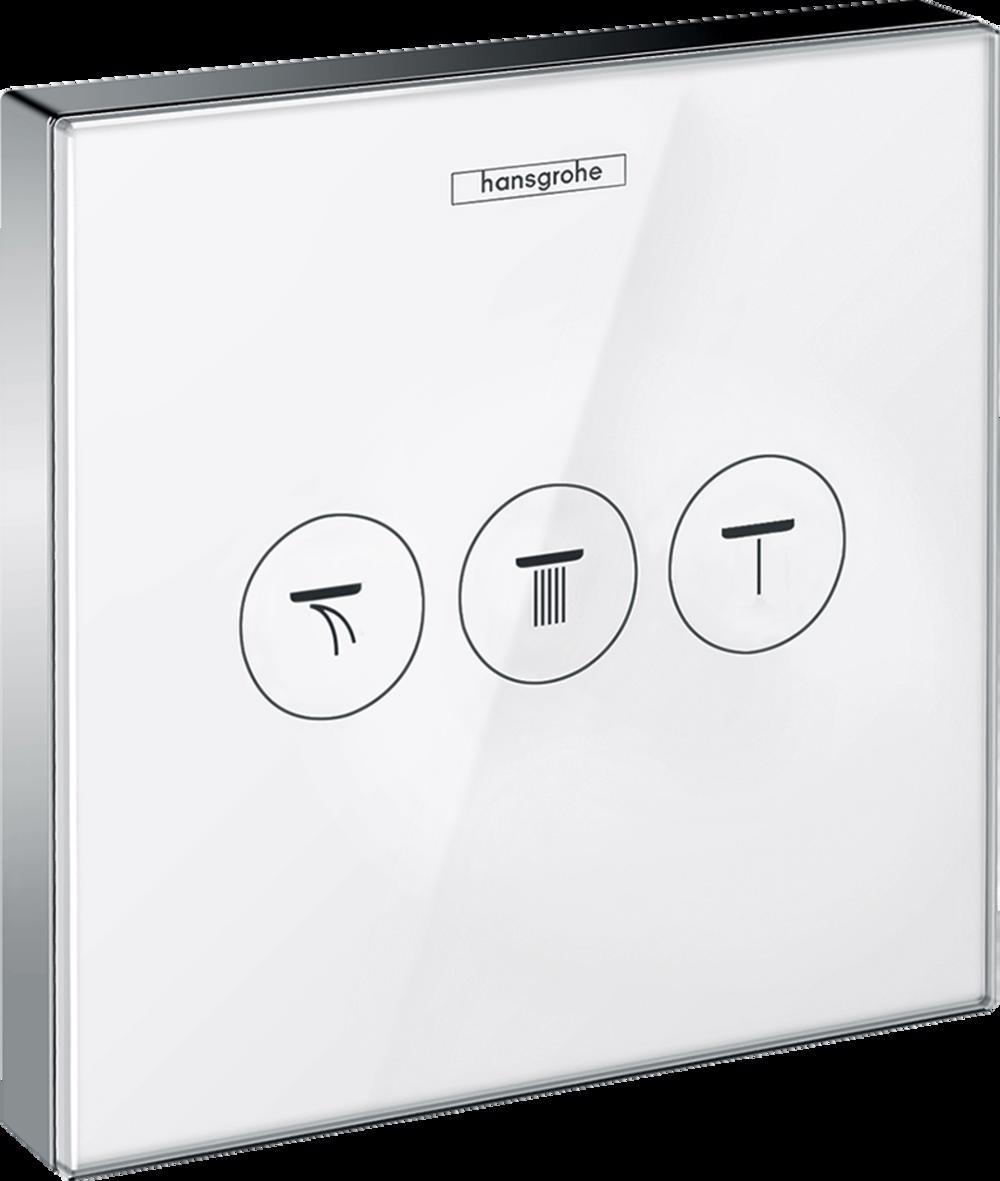 ORNAMENT DUS TERMOSTATIC SHOWER SELECT ALB-CROM ,3 IESIRI, PENTRU IBOX UNIV. - imagine 1