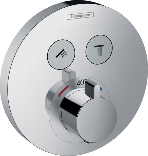 ORNAMENT DUS TERMOSTATIC SHOWER SELECT S 2 IESIRI , CROM - imagine 1