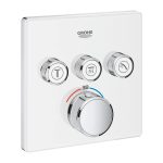 ORNAMENT PATRAT SMART CONTROL TERMOSTATAT 3 VALVE CROM-ALB