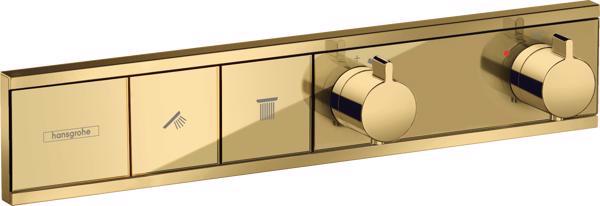 ORNAMENT RAINSELECT CU TERMOSTAT, 2 FUNCTII, POLISHED GOLD OPTIC - imagine 1