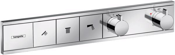 ORNAMENT RAINSELECT CU TERMOSTAT, 3 FUNCTII,  CROM - imagine 1