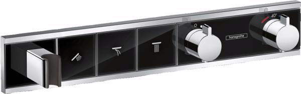 ORNAMENT RAINSELECT CU TERMOSTAT, 3 FUNCTII SI PORTER, NEGRU-CROM - imagine 1