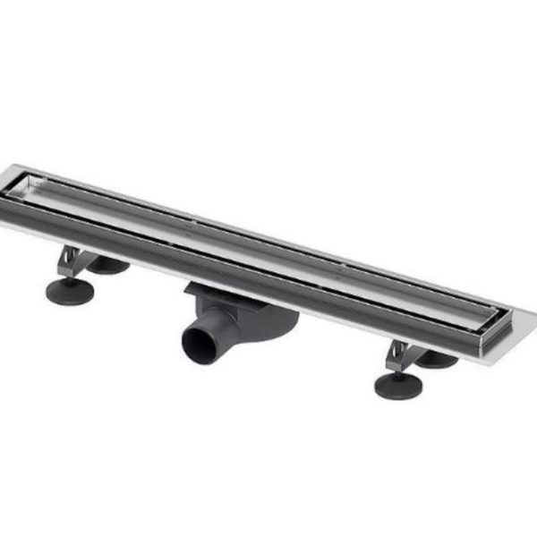 PACHET LINUS PLATE 2 IN 1, 600 MM,  GRILA PLATE/INOX MAT  SIFON DN 50 MEMBRANA ANTIMIROS NOU